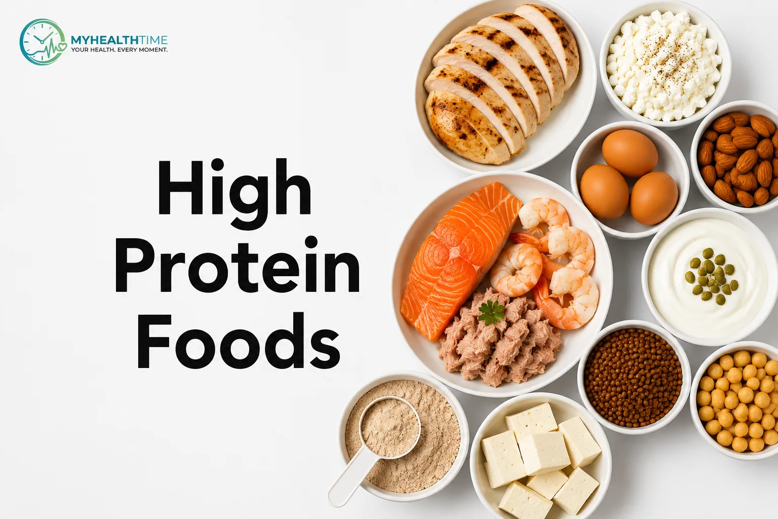 Top 15 High Protein Foods for Muscle Gain & Fat Loss